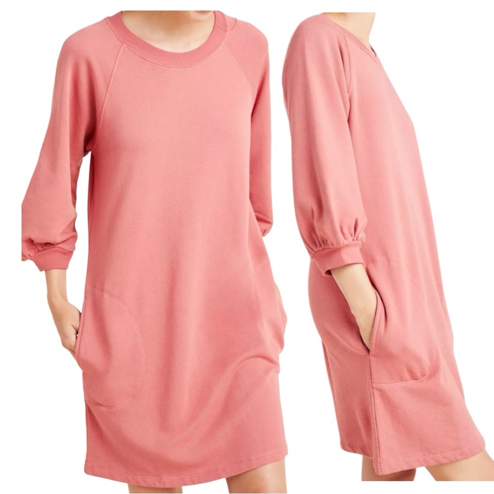 Velvet by Graham & Spencer for Anthropologie LUCE Sweatshirt Dress Size Medium